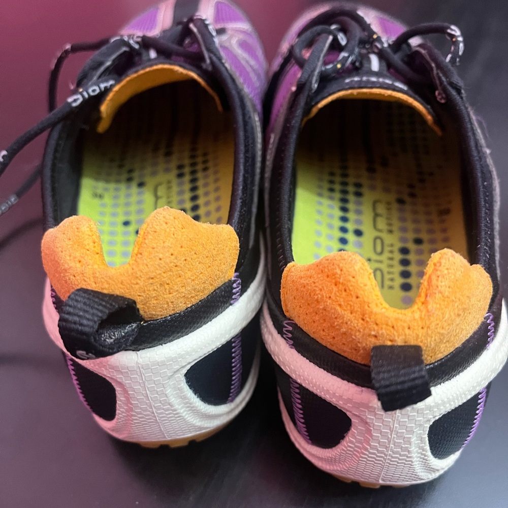 Ecco Biom Purple Black Mesh Lace Up Athletic Sneakers Shoes - Picture 4 of 7